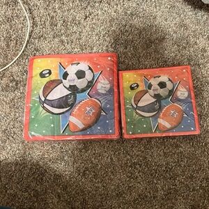 🩵 5/$15🩵 NWT Sports Napkins
